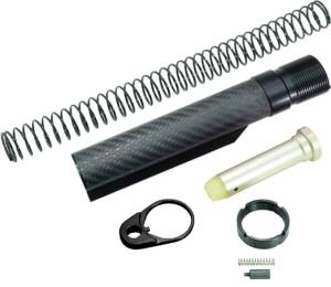 Timber Creek Enforcer Carbon Fiber Buffer Tube Kit, Black, CF BTK BL