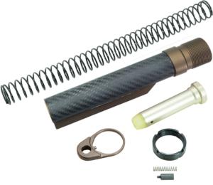 Timber Creek Enforcer Carbon Fiber Buffer Tube Kit, Burnt Bronze, CF BTK BB