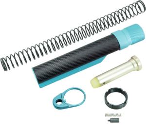 Timber Creek Enforcer Carbon Fiber Buffer Tube Kit, Robins Egg Blue, CF BTK RE