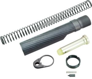 Timber Creek Enforcer Carbon Fiber Buffer Tube Kit, Tungsten, CF BTK T