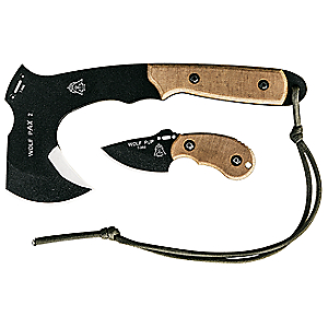 TOPS Knives Wolf pAX 2 Combo - Black WPAX-02