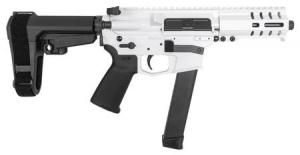 CMMG Banshee 300 MKGS 9mm AR Pistol with Stormtrooper White Cerakote Finish 816422025565