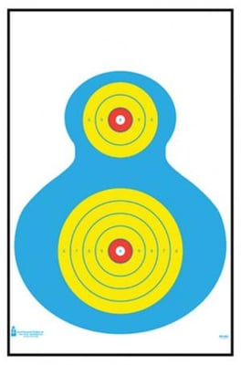Law Enforcement Targets High Visibility Fluorescent Silhouette Target, Pack of 100, 19x25, PR-WB1 816506023791