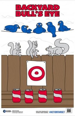 Action Target GSBKYARD100 BACKYARD BULLSEYE 100 BX
