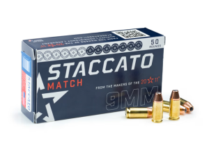 Staccato 9mm Match 136gr OTM 50rd Box 