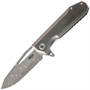 Southern Grind Knives 20989 Penguin Framelock Damascus