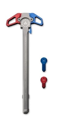 Radian Weapons 4th of July 2020 Combo Set, Raptor Charging Handle, AR-15/ M16, Ambidextrous + Talon Safety Selector, Long & Short, Anodized, Red/White/Blue, S0005