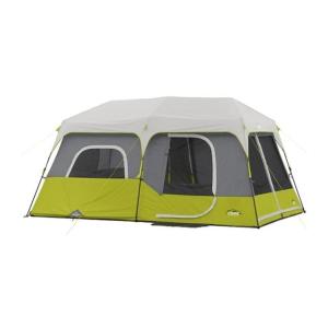 Core Equipment 9 Person Instant Cabin Tent, Green/Gray, 14 x 9 ft, 40008