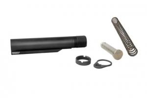 Geissele Premium Mil-Spec Buffer Tube Assembly With Super 42, H1, 7075-T6, AR-15/M4, Black, 08-163B 817953023266