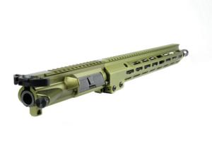 Geissele Automatics Duty AR-15 Complete Upper Receiver Mid-length - 40mm Green - 16" 08-220-40G