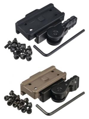 American Defense Manufacturing Aimpoint T1 Micro Mount Low, Standard Lever, Black, AD-T1-L STD 818503010385