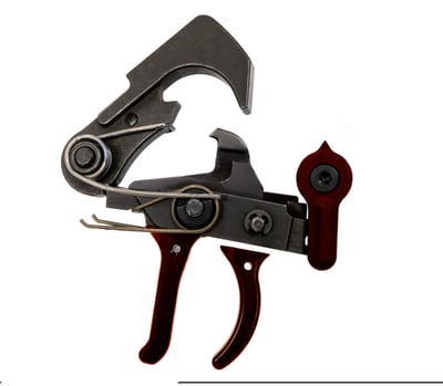 Franklin Armory BFSIII AR-Elite Trigger Curved/Flat Crimson Red 818725013058