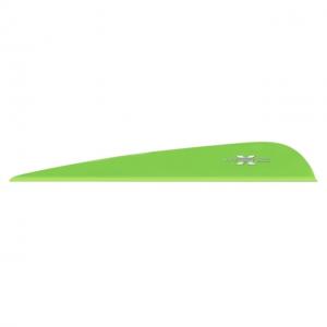 Vanetec V-Max Vane, Fluorescent Green 4 in. 100 pk, 54341