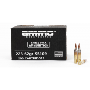 Ammo Inc. Signature 62 gr FMJ .223 Remington SS109 Ammunition, 200rd Pack - 223062SS109-A200 818778023288