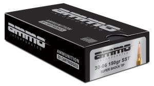 Ammo, Inc. Signature 30-06 Springfield 150 Grain SST Brass Case Rifle Ammo, 20 Rounds, 3006150SST-A20 3006150SSTA20