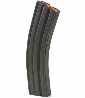 ASC AR-15 .223/5.56 40rd Magazines, Black Marlube Stainless Steel Body, Orange Follower