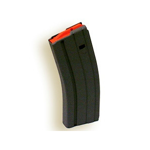 ASC AR Family Rifle Magazine Orange Follower .223 Rem Black Aluminum 30/rd AB30223ALBMO