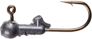 Jerry's Lures Unpainted Round Head Jig. Bronze Hook, 10pk., 1/64oz, 24164 818915002664