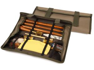 Negrini INTELCASE Upland Shotgun Cleaning Kit with Canvas Mat - 591516