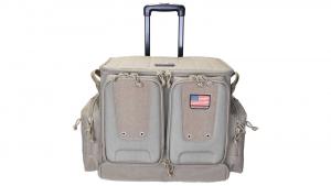 GPS Wild About Shooting Tactical Rolling Range Bag Tan GPS-T2112ROBT