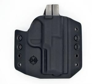 C&G Holsters OWB Covert FNH FN509 LH S, Outside-the-Waistband OWB, FNH FN 509, Right, Black, 241-100
