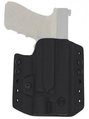 C&G Holsters OWB Tactical M&P 9/40 X300UA/B RH S all models, Outside-the-Waistband OWB, M&P 9/40 X300UA/B all models, Right, Black, 338-100 819828023388