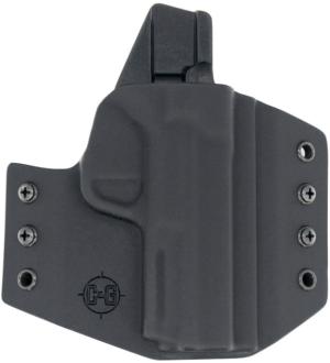 C&G Holsters OWB Covert S&W M&P 380EZ Shield, Outside-the-Waistband OWB, Right, Black, 413-100