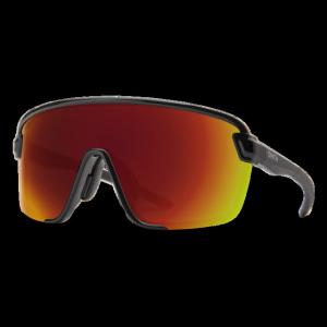 Smith Bobcat Sunglasses, Black Frame, ChromaPop Red Mirror Lens, 20492780799X6