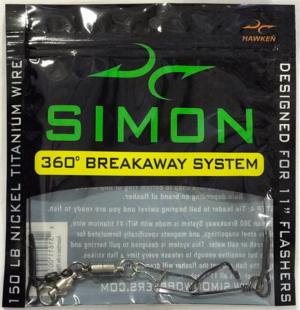 Hawken Outdoors Hawken Simon 360 Breakaway System, For Protroll Hot Spot, O'Ki And Shortbus & 11in Flashers, Highliner, SW360BRKWY 831611005821