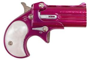 COBRA ENTERPRISE INC 22WMR Classic Derringer with Majestic Pink Finish and Pearl Grips C22MPKP