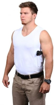 Ridge Outdoors V-Neck Packin Tee, White, 4XL 311-4X