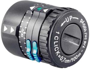 Meopta Ballistic Hunting Turret 60B for MeoStar R1 1.5-6x42 SFP, Black, 578340