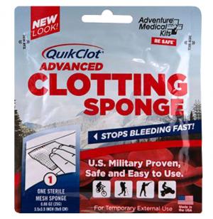 Adventure Medical Kits 50200001, Quikclot Sport, 25 g Dressing 50200019