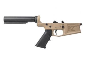 Aero Precision M5 Carbine Complete Lower Receiver w/ A2 Grip No Stock FDE Cerakote APAR308215 840014608027