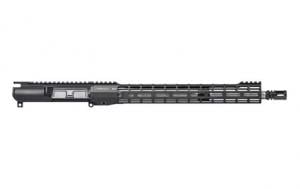 Aero Precision AR15 No FA Complete Upper, 16in .223 Wylde Fluted Barrel, Mid-Length, 15in M-LOK ATLAS S-ONE HG, Anodized, Black, APAR610505M50 APAR610505M50