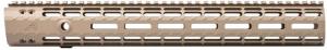 Aero Precision Gen 2 AR15 Enhanced M-LOK Handguard, AR Platform, 16.6in, Low Profile, FDE, APRA100240C