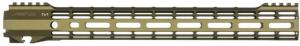 Aero Precision Atlas S-One Handguard, AR-15, 15in, M-LOK, Anodized, OD Green, APRA501179A 840014617852