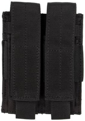 LA Police Gear Double Pistol Mag Pouch | Black | Nylon DPP_000