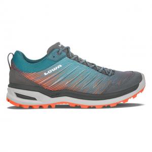 Lowa Lynnox Lo Hiking Boots - Men's, Orange/Petrol, Medium, 9, 3104102075-ORGPET-MD-9