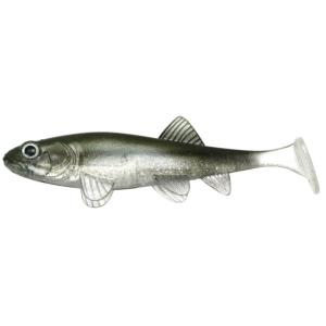 Fish Lab Bio-Minnow Weedless Swim Bait, Minnow, 4in 1/2oz, Sinking Action, 3 Pack, SWB-4-M