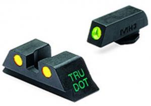 Meprolight Glock 9 mm/357 Sig/40 SW/45 GAP Yellow Rear Sight TD, ML10224SUPYR.S