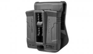 Scorpus Double Magazine Pouch for Makarov PM Single-Stack Steel Magazines, Paddle and Belt, Black, PS-MAKAROV 840103159164