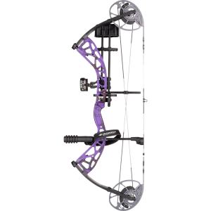 Diamond by Bowtech Edge Max Compound Bow Package - Purple Roots - Right Hand - 20-70 lbs