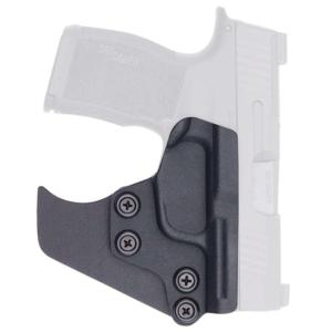 Rounded Pocket KYDEX Holster, Sig Sauer P365/P365XL, AMBI, Black, SSR-P365-BK-TGPCKT