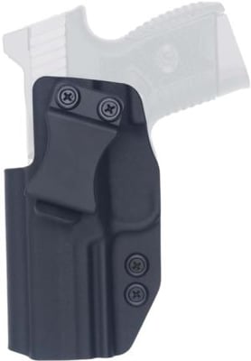 Rounded by Concealment Express IWB KYDEX Holster FN 509 CC Edge, Left Hand, Black, FNS-FN509-BK-LH-VAR-RMR