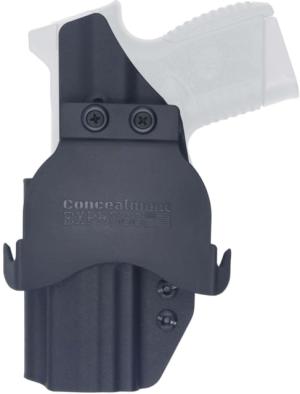 Rounded by Concealment Express OWB Paddle Holster FN 509 CC Edge, Right Hand, Black, FNS-FN509-BK-RH-OWDL-RMR