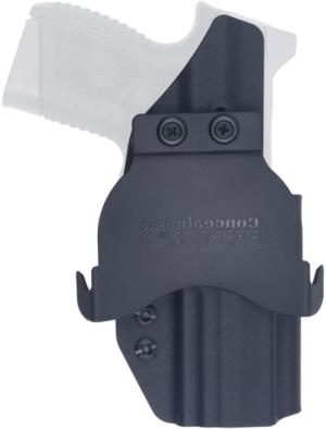 Rounded by Concealment Express OWB Paddle Holster FN 509 CC Edge, Left Hand, Black, FNS-FN509-BK-LH-OWDL-RMR