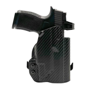 Rounded Gear SSRP365TLR7CFRHOWBPDL Paddle Holster OWB Black Carbon Fiber Kydex Fits Sig P365 Right Hand 181858