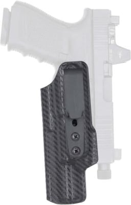 Rounded Weapon Mounted Light Holster for Surefire X300UA/B, Ambidextrous, Carbon Fiber Black, CEH000004 CEH000004