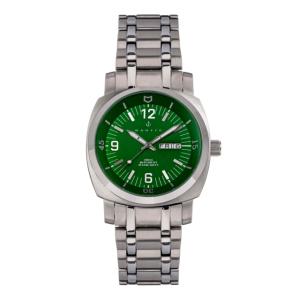 Nautis Nautis Stealth Bracelet Watch w/Day & Date, Green, One Size, GL2087-A